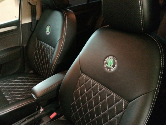 Авточехлы на Skoda Rapid FL